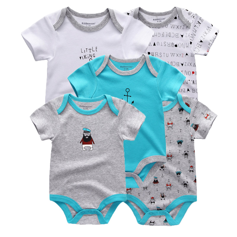 Baby Jumpsuit Daily Onesies Set (Set of 5)